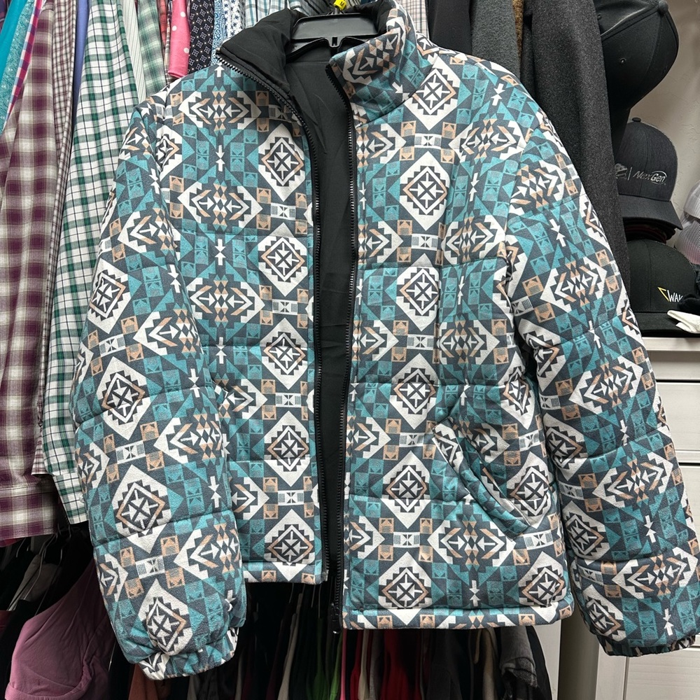 reversible inside black